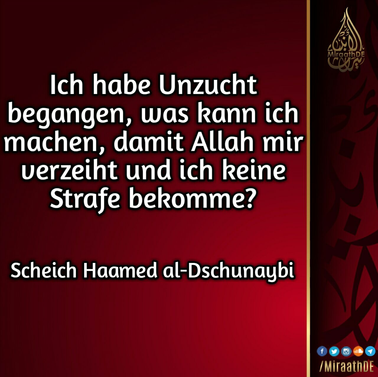 unzucht haamed