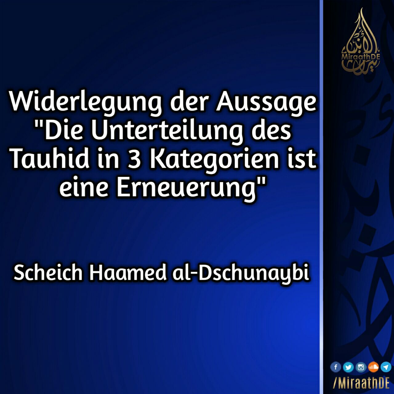 widerlegung haamed aussage