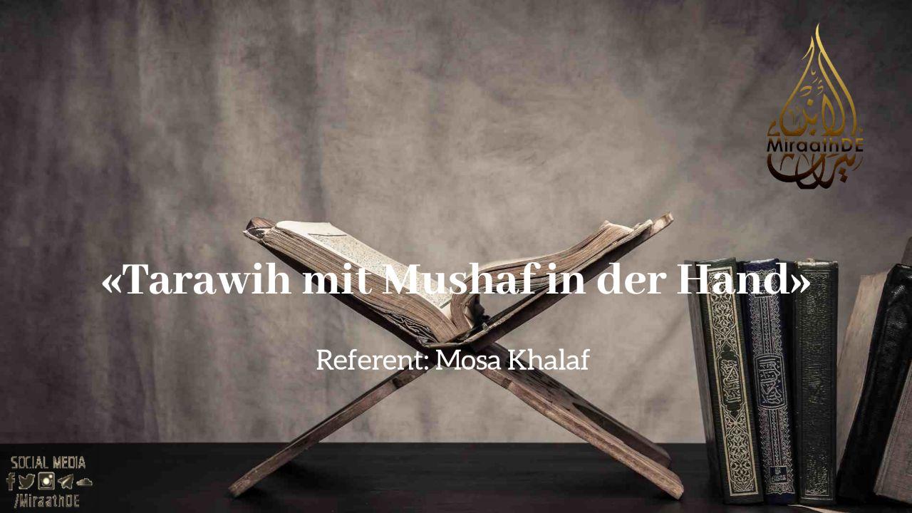 tarawih mushaf hand